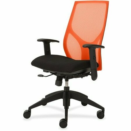 9TO5 SEATING Task Chair, Synchro, Hgt-adj T-Arms, 25inx26inx39in-46in, OE/Onyx NTF1460Y1A8M701